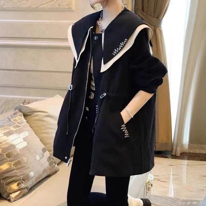 시크힐즈 빅카라 포켓 스트링 코트 06368