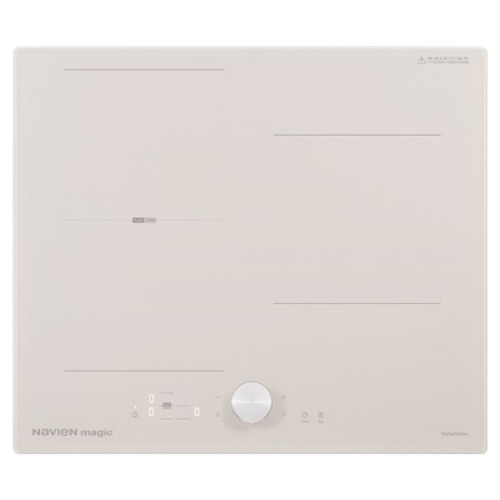 나비엔매직 전기레인지 인덕션 3구 베이지, ERI-5053AF, 빌트인