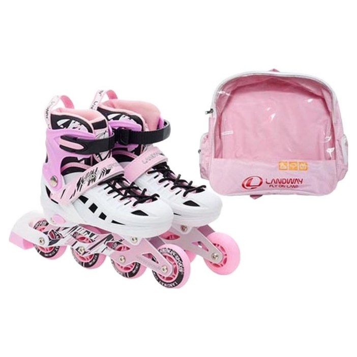 랜드웨이 아동용 모션 인라인 스케이트  가방 세트