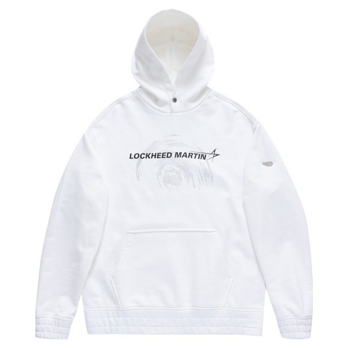 록히드마틴 남녀공용 LM 그래픽 후드 티셔츠 L15UTH021
