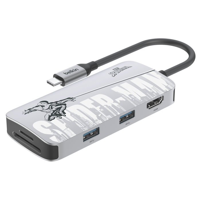 벨킨 C타입 USB 5in1 멀티 포트 허브 어댑터 AVC007qcMVV2DY