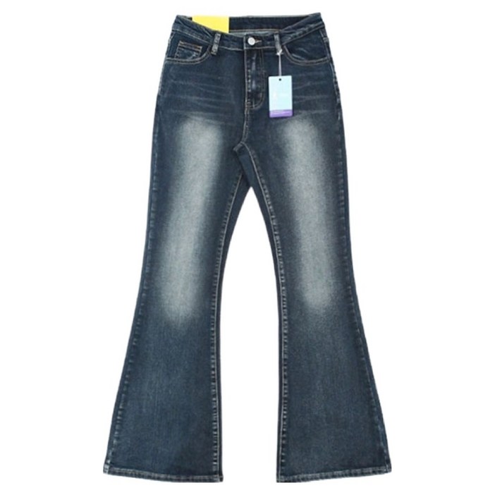 라라온 여성용 숏/기본/롱 기장 부츠컷 빈티지워싱 청바지 TSP3132