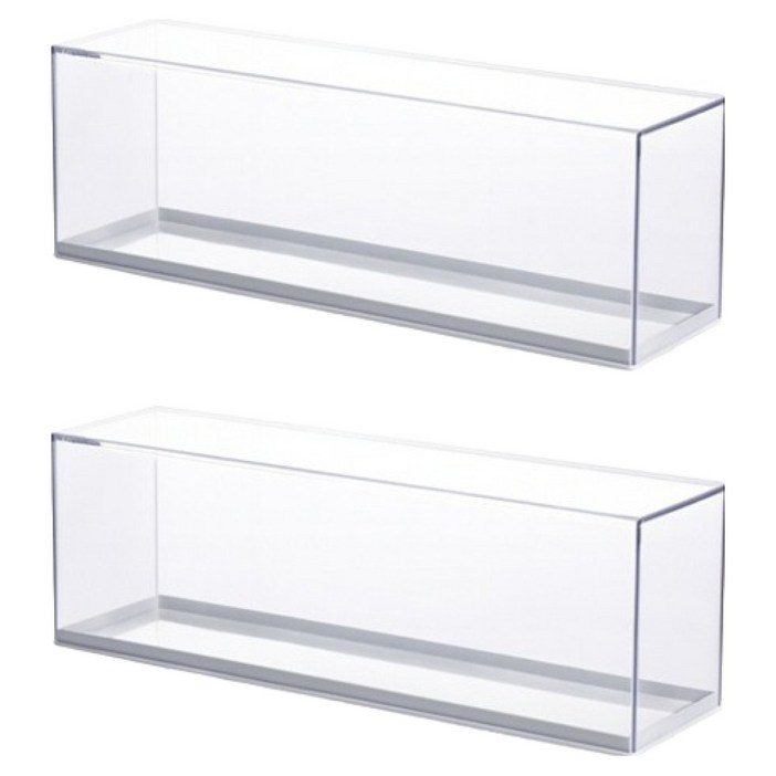 몽구밍 일자형 피규어 케이스 화이트 1단