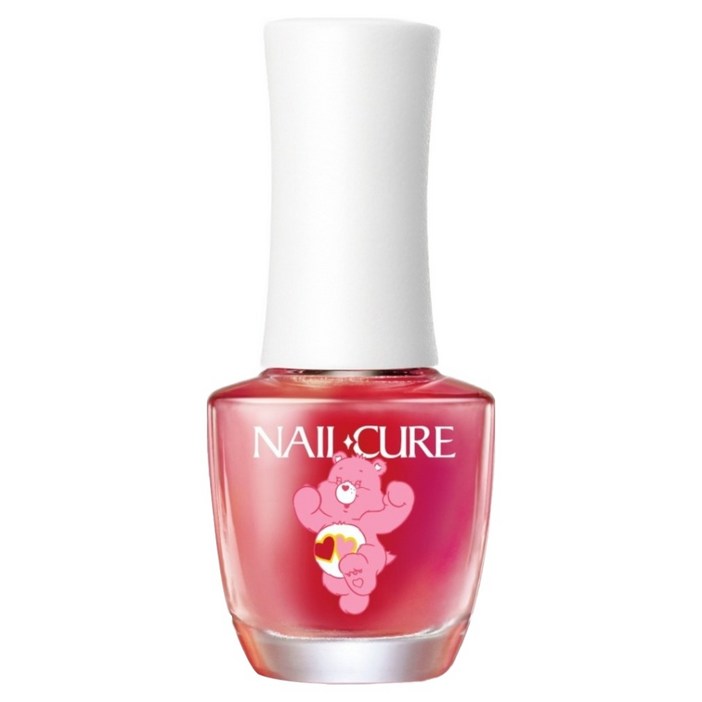 반디BANDI 케어베어 네일큐어 핑크 다이아 강화제, 1개, 7ml