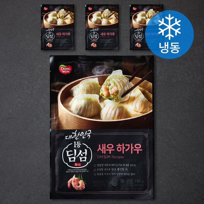 동원 딤섬 새우 하가우 냉동, 300g, 4개