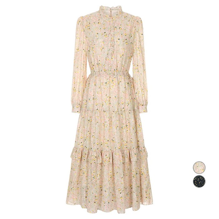 올리브데올리브 여성용 프린트쉬폰원피스