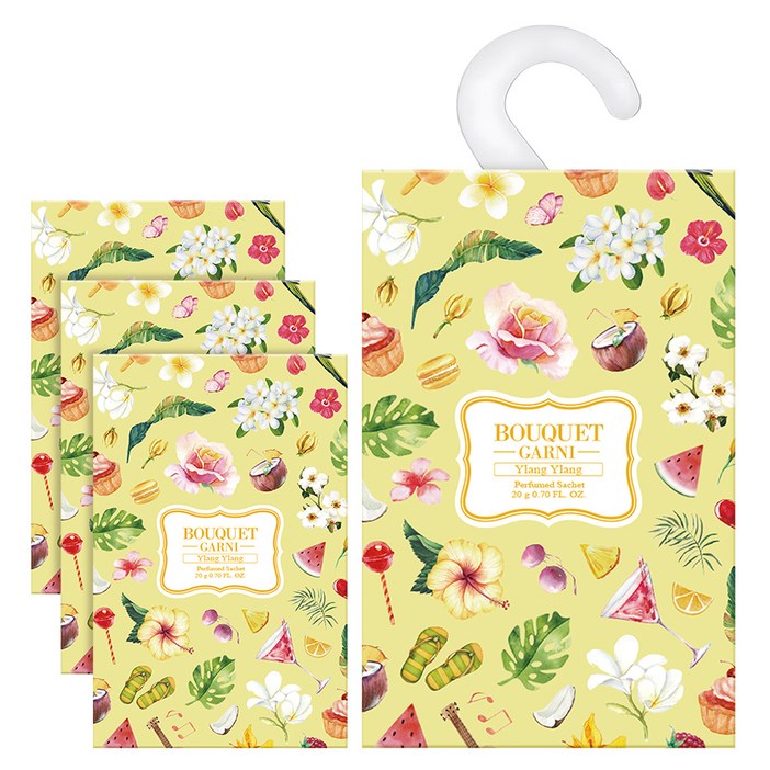 부케가르니 퍼퓸드 샤쉐 옷장방향제 일랑일랑 본품