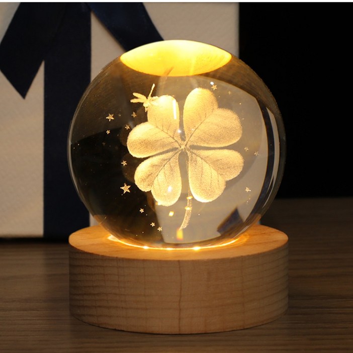 홈플래닛 수정구슬 LED 무드등