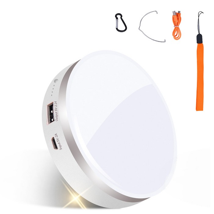 컴썸 LED 캠핑랜턴 CL500, 화이트, 1개