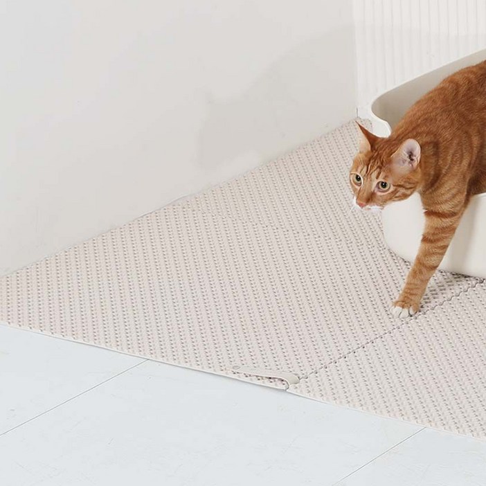 고양이화장실매트 소심한호랑이 고양이 가벼워 모래매트