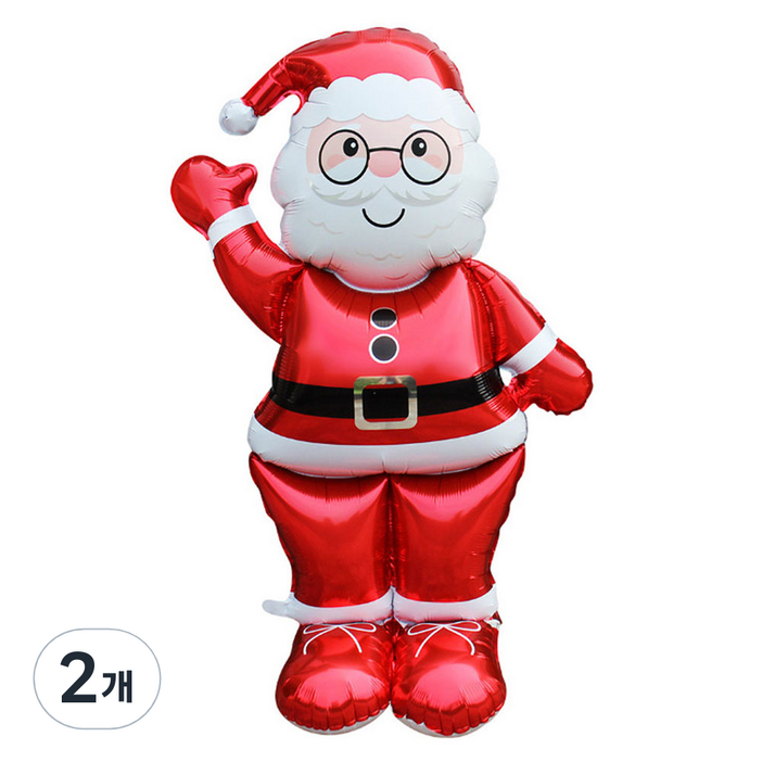 미미파티 크리스마스 풍선 초대형 153cm, 대형 산타, 2개