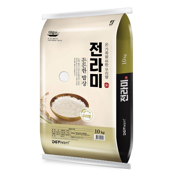 더담은 든든한 밥상 전라미, 10kg, 1개