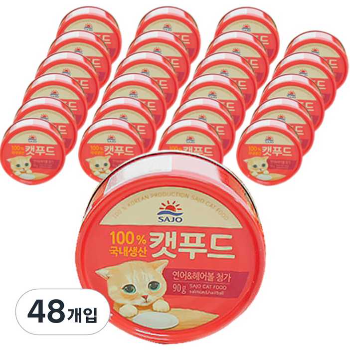 사조 캣푸드 간식캔 생선 사조 캣푸드 간식캔 생선