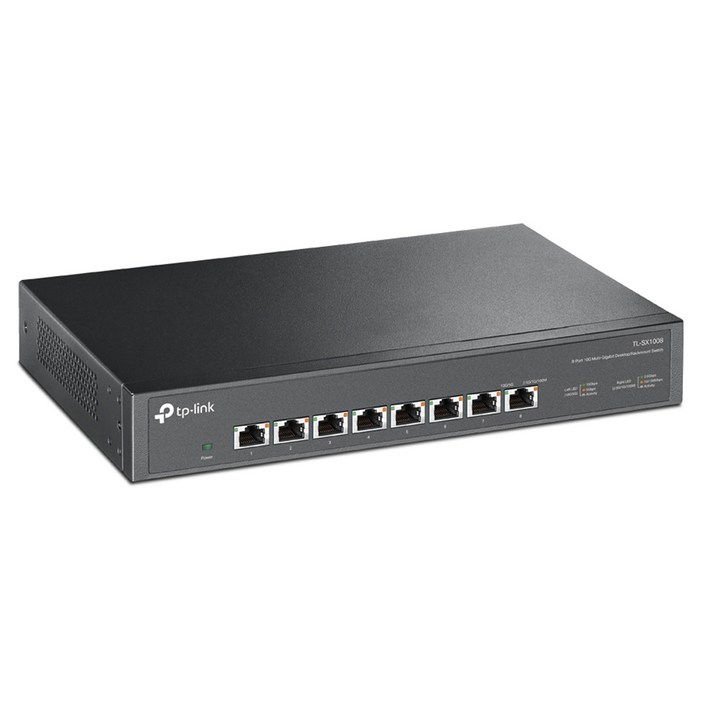 티피링크 8포트 10G 데스크톱 / 랙 마운트 스위치