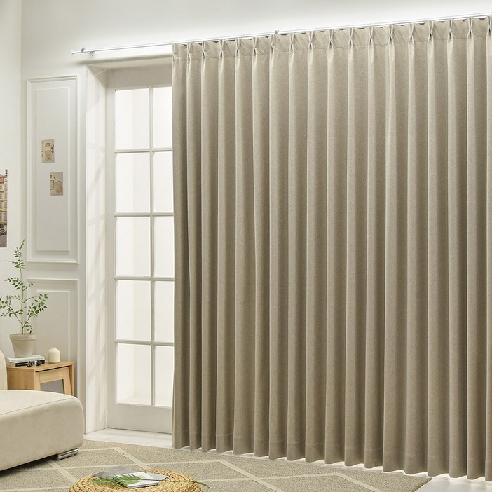 아라크네 에반 나비주름 양면 암막커튼 2p