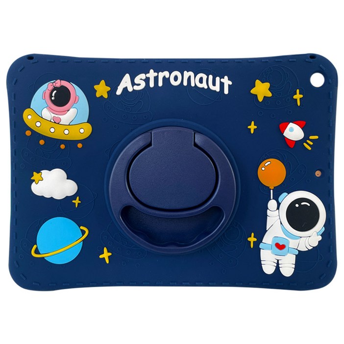 오젬 어린이안전 우주인 캐릭터 실리콘 태블릿PC 케이스