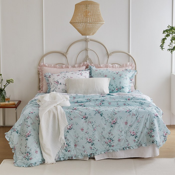 로라애슐리 셀리나 60수 아사면 간절기이불