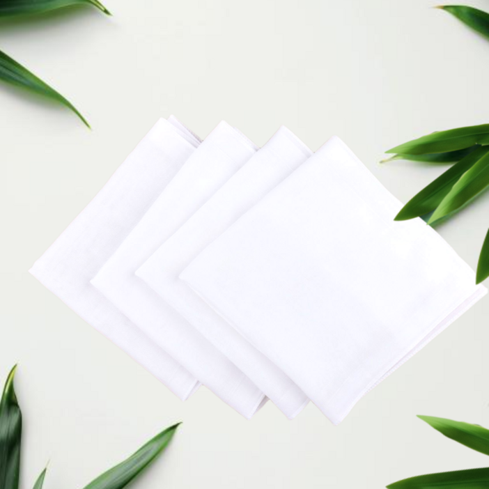 한스네이처 신생아용 프리미엄 밤부 손수건 엠보 10p