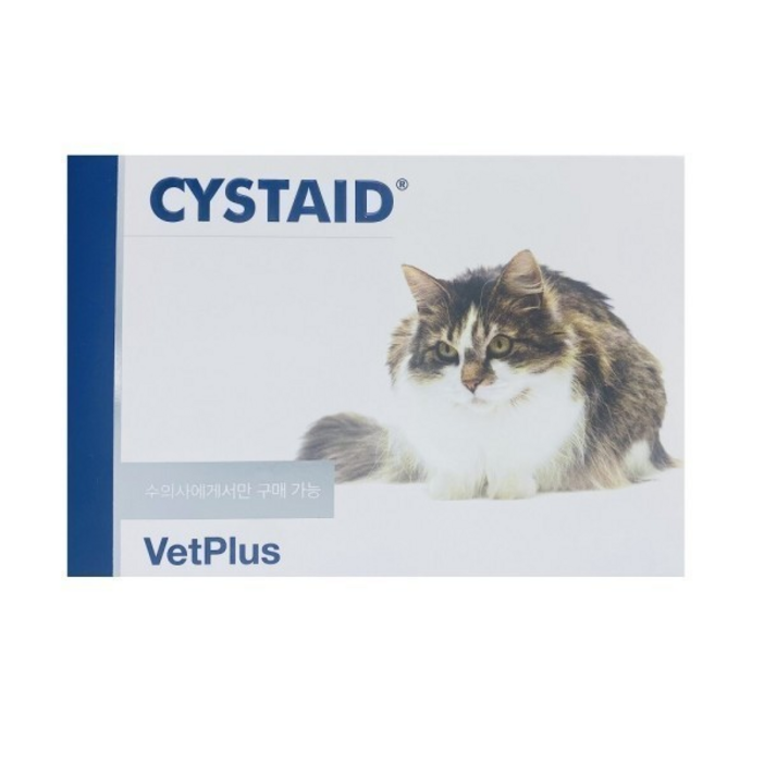 벳플러스 시스테이드 고양이용 30캡슐 VetPlus CYSTAID 고양이 비뇨기 관리 영양 보조제