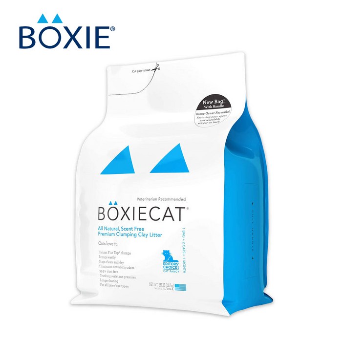 벅시캣 블루 벤토나이트 고양이모래 응고형 대용량