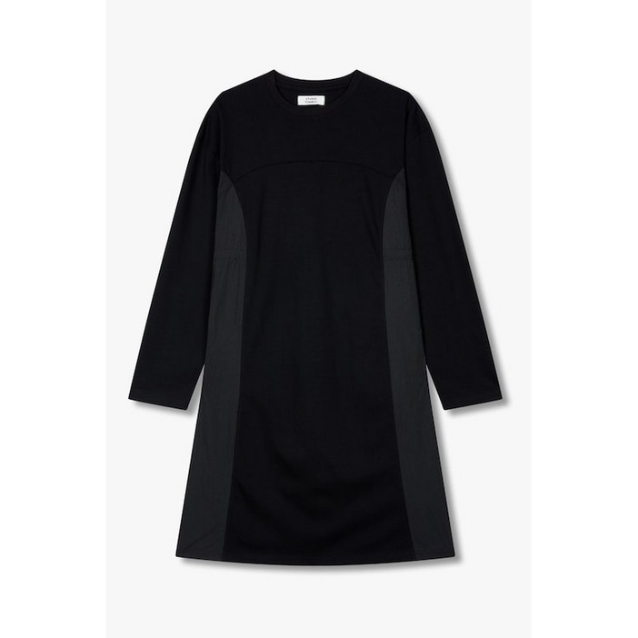 STUDIO TOMBOY 우븐 배색 코튼 원피스블랙 9105141108 764854