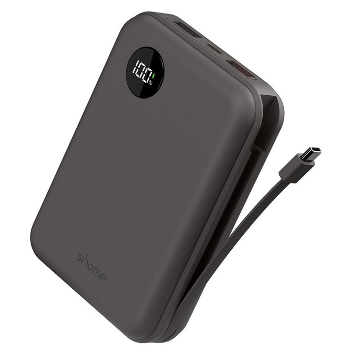 시홈 PD 22.5W 고속충전 대용량 휴대용 보조배터리 20000mAh, 모카브라운, SHFB2Y