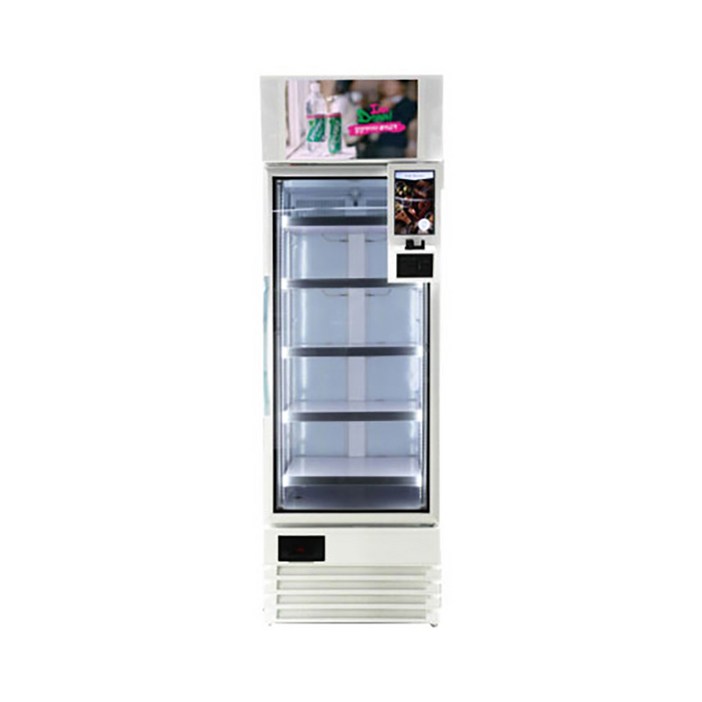 주방용 카드결제기 쇼케이스 냉장고 술보관 1도어 LED, KSRK450RPSP