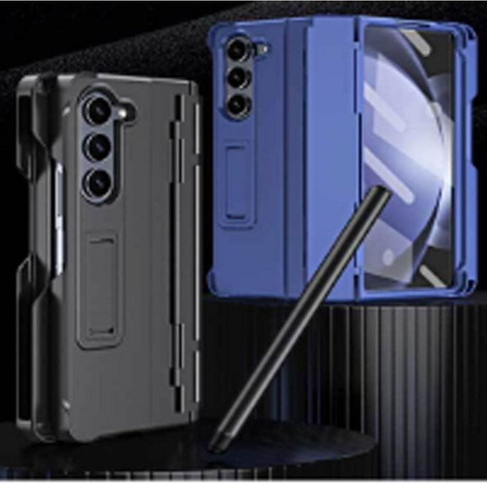 갤 겔럭시 Z폴드7 fold7 폴드6 Z폴드6 fold5 폴드5 갤폴드 지폴드 일체형 s펜홀더 힌지보호대 강화필름 핸드폰 케이스