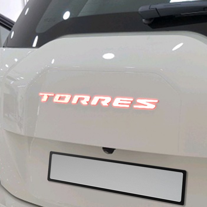 [오카] 토레스 호환 용품 리어 레터링 엠블럼 리플렉터 반사 스티커 튜닝 악세사리