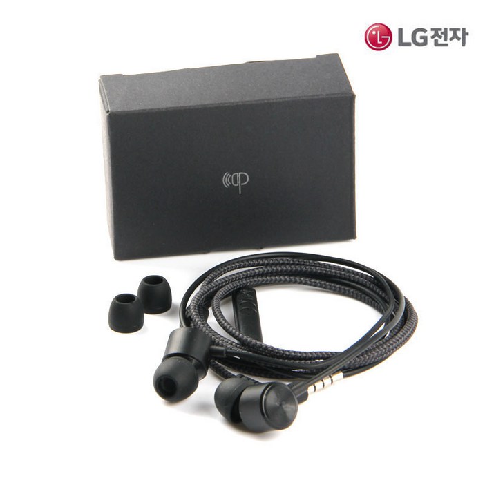 LG전자 쿼드 비트3 이어폰, HSSF630, 블랙