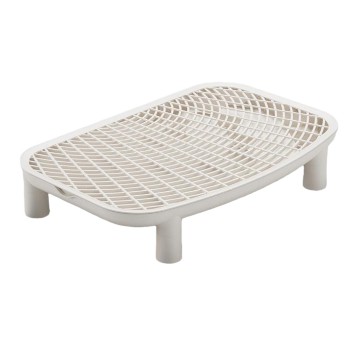 포프린츠펫 고양이 화장실매트 사막화방지 모래 발판, 흰색, 1개