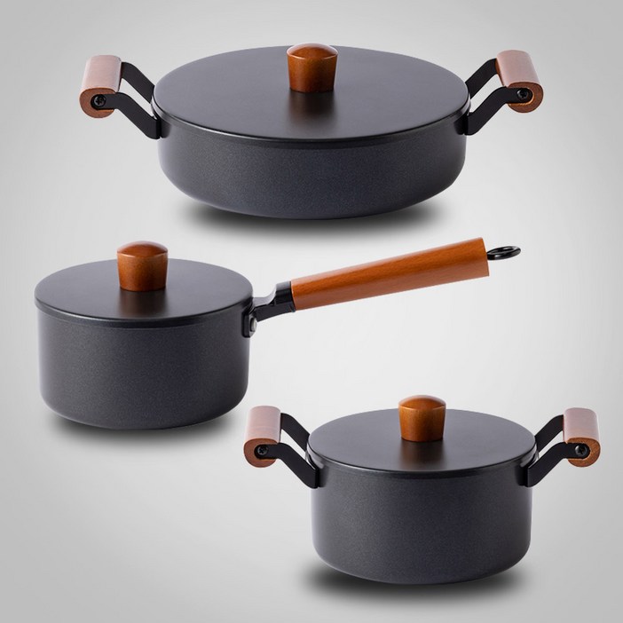 블랙팟 스텐 냄비 3종세트 16편수18양수24전골인덕션호환