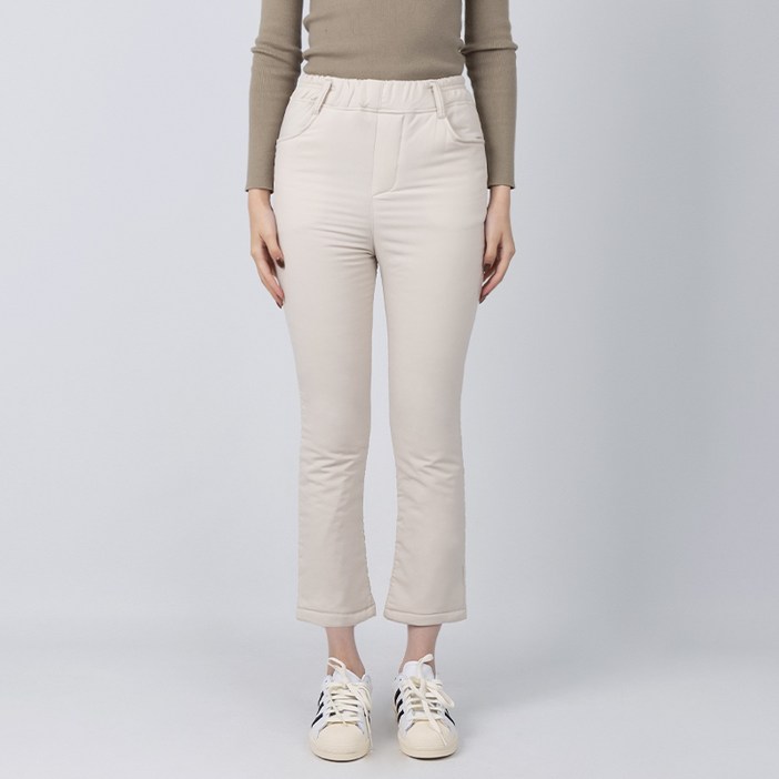 코너스톤 여성 패딩바지 토미 테이프 세미 스트레이트 W4W6401