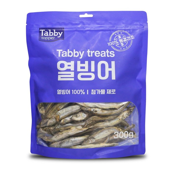 Tabby  테비 트릿 열빙어 100 동결건조