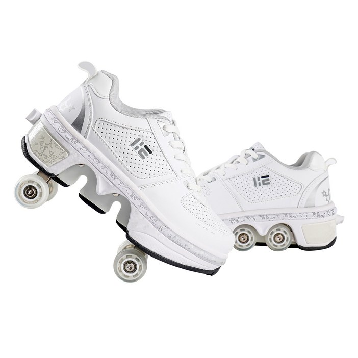 liekick 쿼드 스케이트  스케이트 개폐식 롤러 슈즈  휠 스니커즈롤러 스케이트롤러슈즈