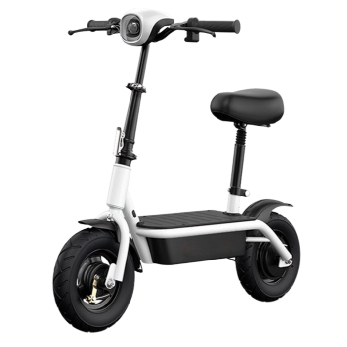 모토마리 전동킥보드 전기스쿠터 전동스쿠터 성인용 두발 미니 휴대용, 화이트16A, 1개