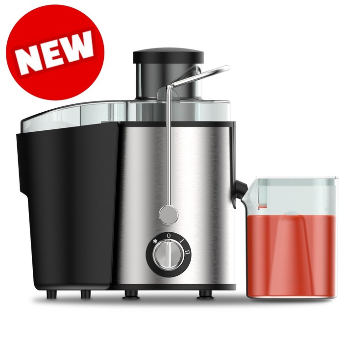 [캬오유] 가정용 대용량 500ML 전동 착즙기 쥬서기 원액기 압착기 생과일 야채 녹즙기 2단 조절 220V