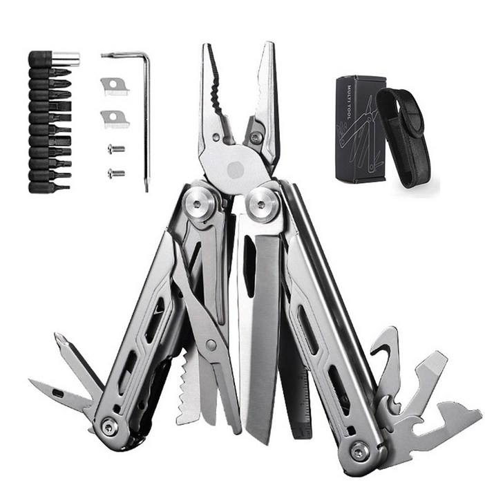 ZOZOFO GHK6Pro NEW버전 접이식 16기능 멀티툴 공구 아웃도어 서바이벌 맥가이버칼 캠핑용품