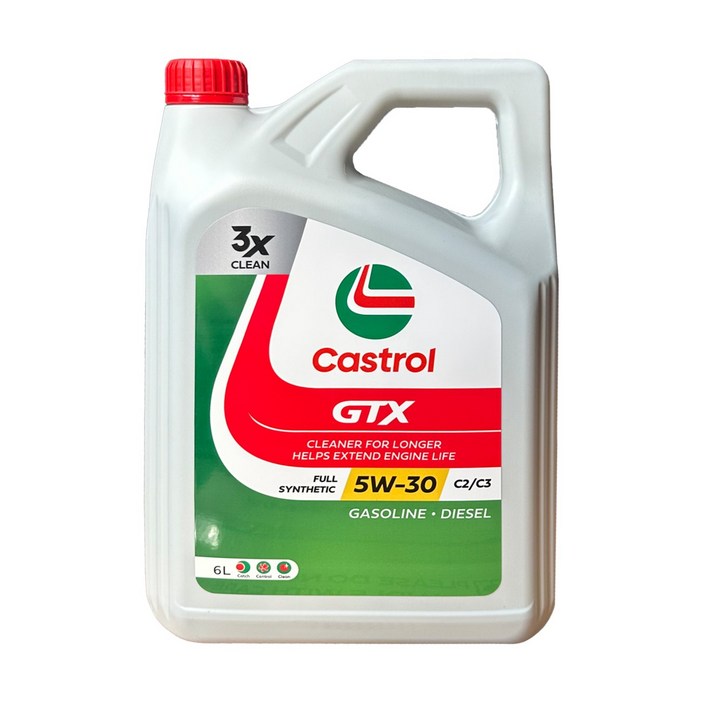 캐스트롤 Castrol GTX 5W30, 3개, 5w30, 6L