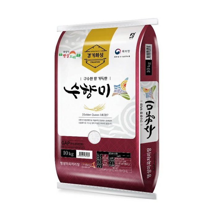 명성쌀 수향미(골든퀸3호), 10kg, 1개