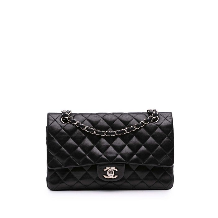 샤넬  중고 20082009 미디엄 클래식 램스킨 더블 플랩 숄더 백