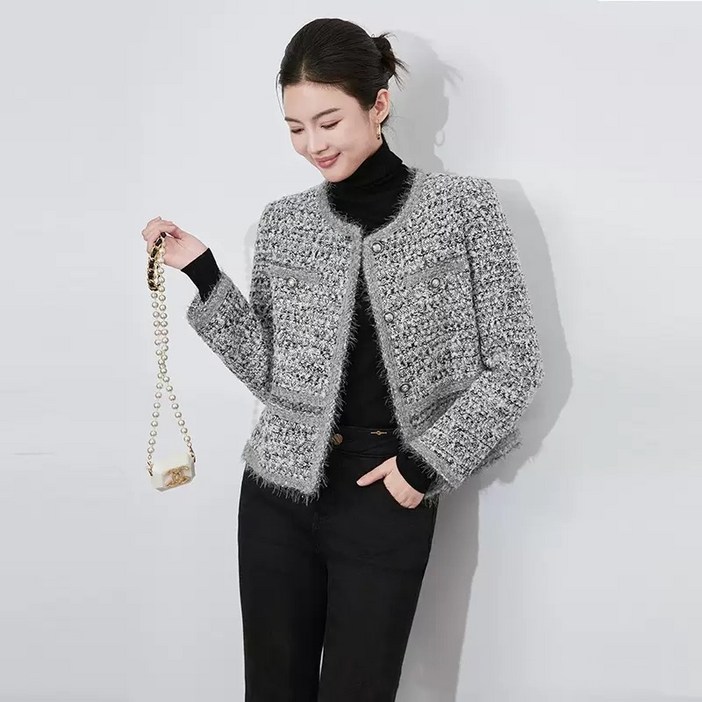 휠렉스 여성 신상 패션 정장 루즈핏 쇼트 재킷 YQ09