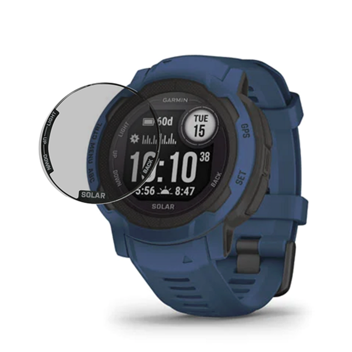 이너스 가민 인스팅트2 솔라 액정 기스방지 올레포빅 풀커버 보호필름, 2개