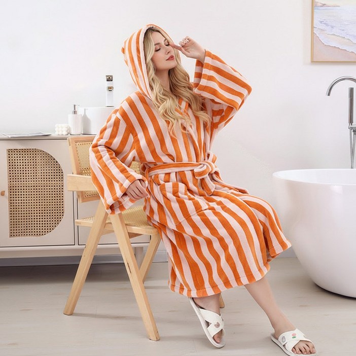 극세사 가운 샤워 목욕 바스 여성 로브