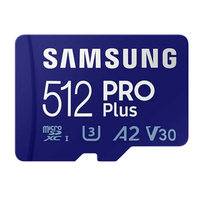 삼성 PRO PLUS 마이크로 SD 카드 180MBs 4K 스마트폰 노트북 드론 메모리 카드 128GB 256GB 512GB, 512GB, 1개