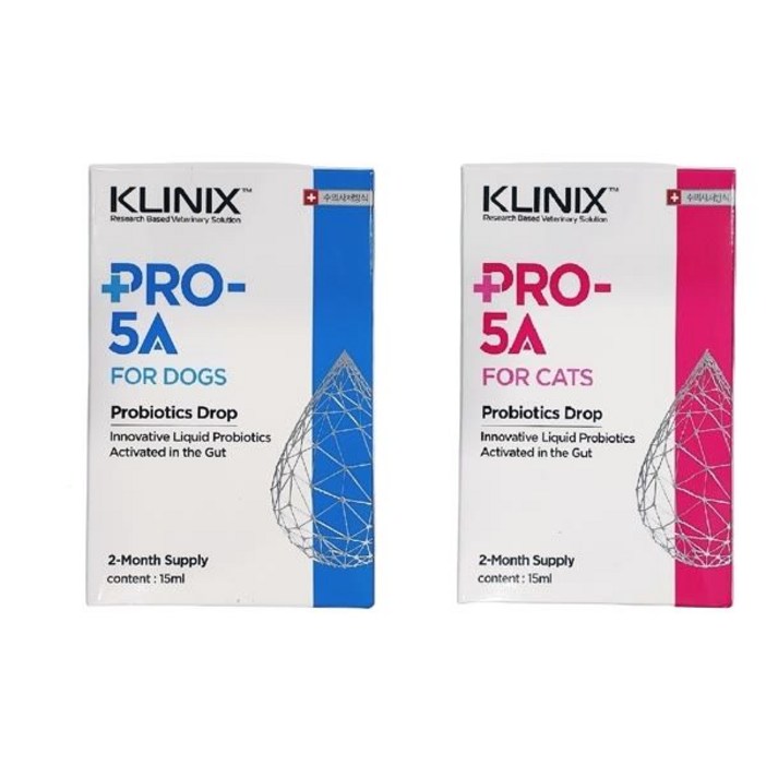 휴메리안dog cat클리닉스 프로파이브에이PRO5A for dogs 액상형 유산균 15ml