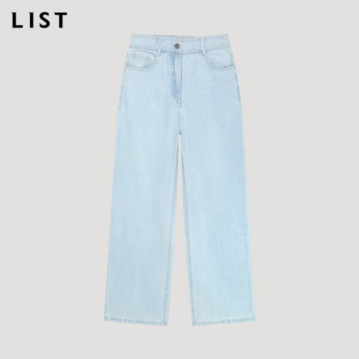 [리스트(LIST)] 백 밴딩 스트레이트 데님 팬츠_TSMSLP62070_LL