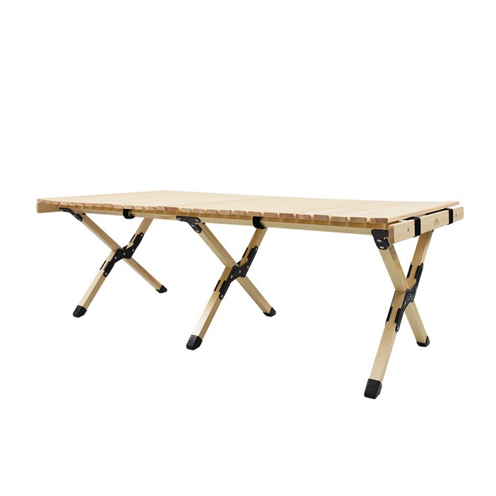 접이식 우드 롤 테이블 캠핑 휴대용 접이식탁자 등산 낚시 피크닉 가정 사무실 다용도 선반 태이블