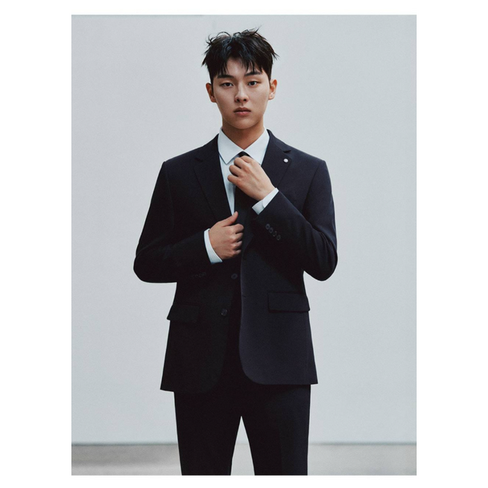 에스티코 [STCO] *초특가세일* 다크네이비 스트레치 사계절 면접용 결혼식하객룩 경조사용 구김없는 슬림핏 남성정장