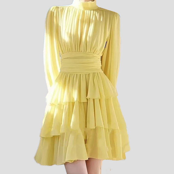 셀럽당 봄 프릴 원피스AG0010